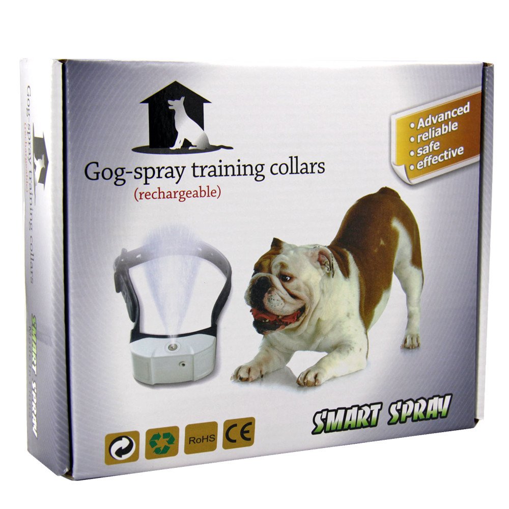 Collare Antiabbaio per Cani, Collare Antiabbaio a Spruzzo con Incluso Spray con Profumo di Limone,CollareAntiabbaio per Cani alla Citronella