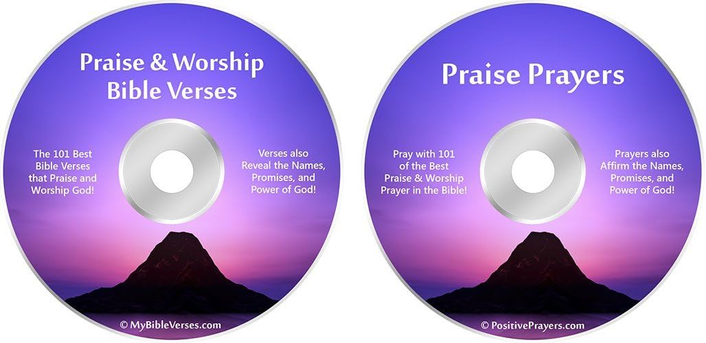Special * Praise Prayers CD + Praise and Worship Bible Verses CD * Pray with the Most Encouraging and Inspirational Prayers in the Bible! * Over 90 Scriptural Prayers and Verses! * Grow Closer to God and Receive His Many Blessings!