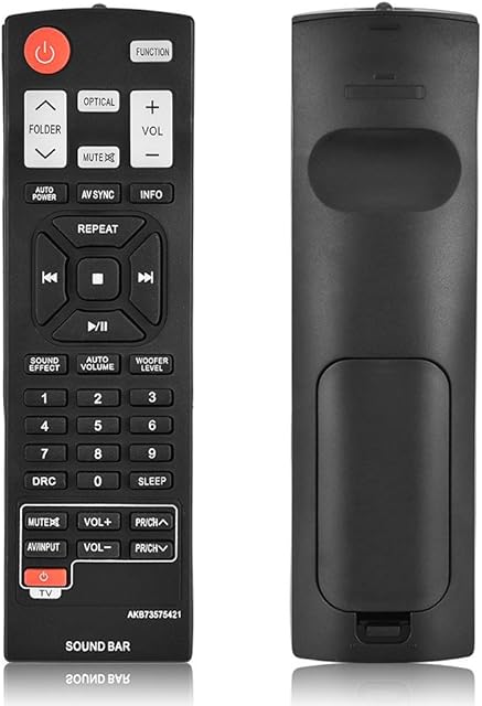 Remote Control for Soundbar, Bewinner Replacement Remote Control Controller for Soundbar AKB73575421 NB2420A NB3520A NB4530B,Up to 10 Meters