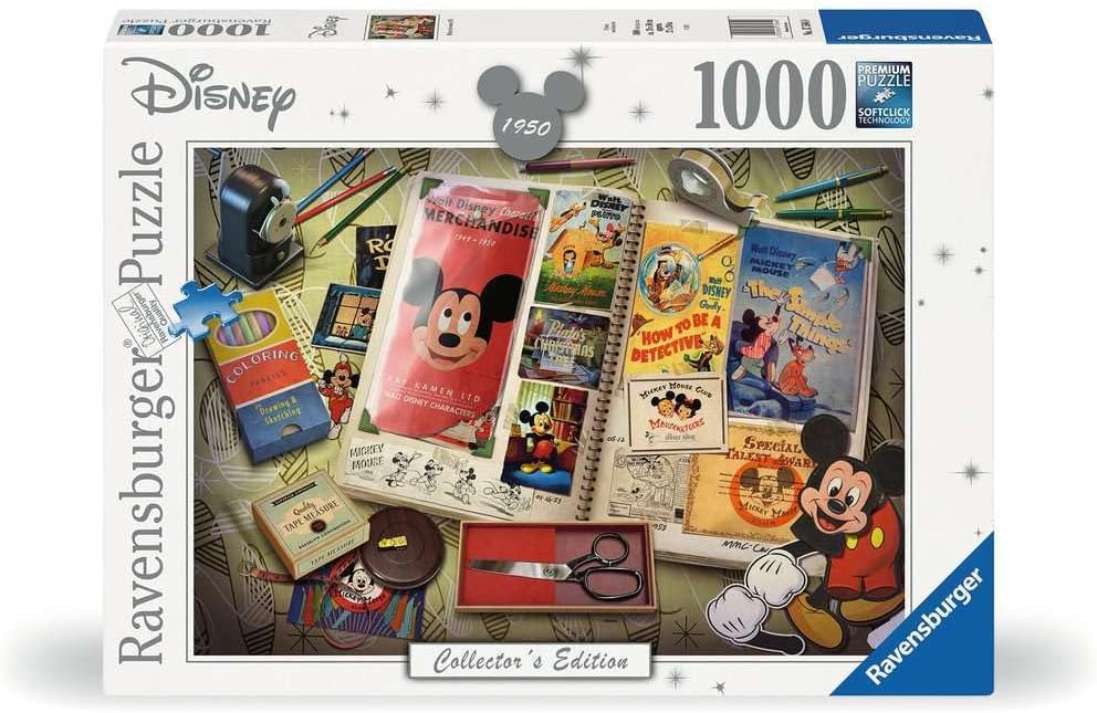 Ravensburger Puzzle 17584-1950 Mickey Anniversary - 1000 Pieces Disney Puzzle for Adults and Children from 14 Years