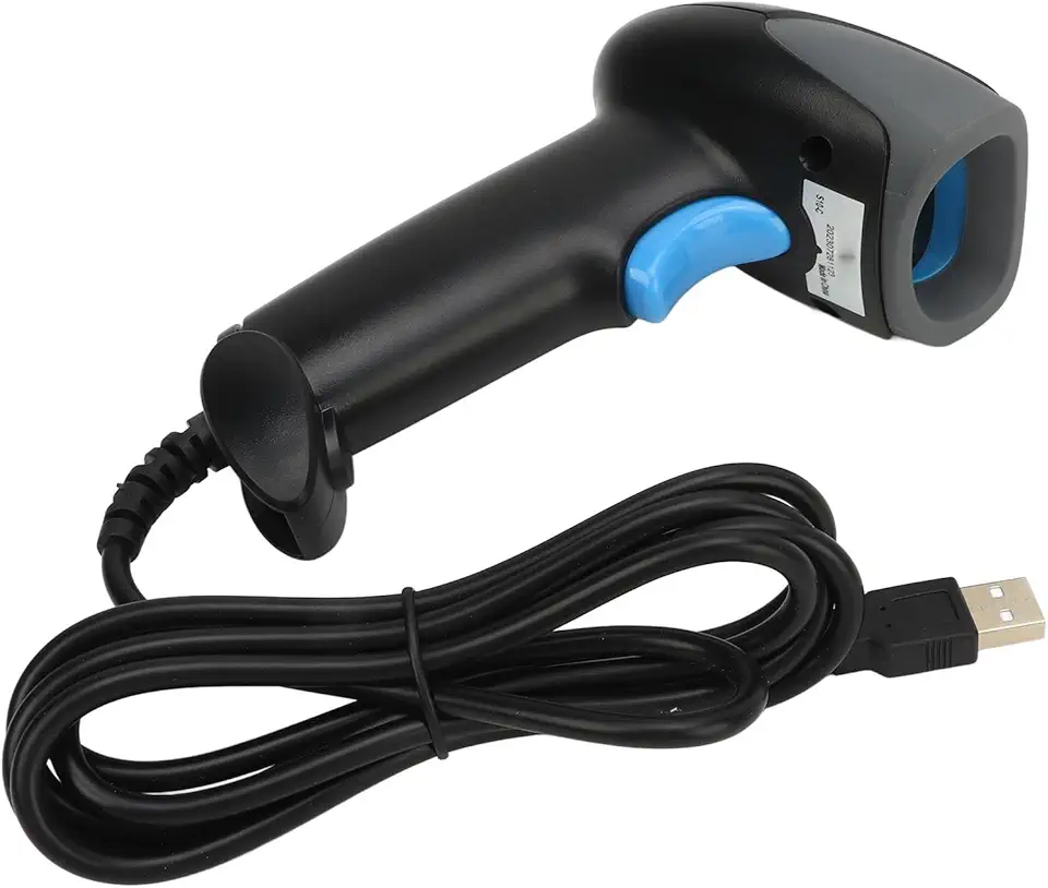 1D QR Code Scanner Unidade de resposta rápida Leitor de código de barras portátil gratuito para logística de entrega