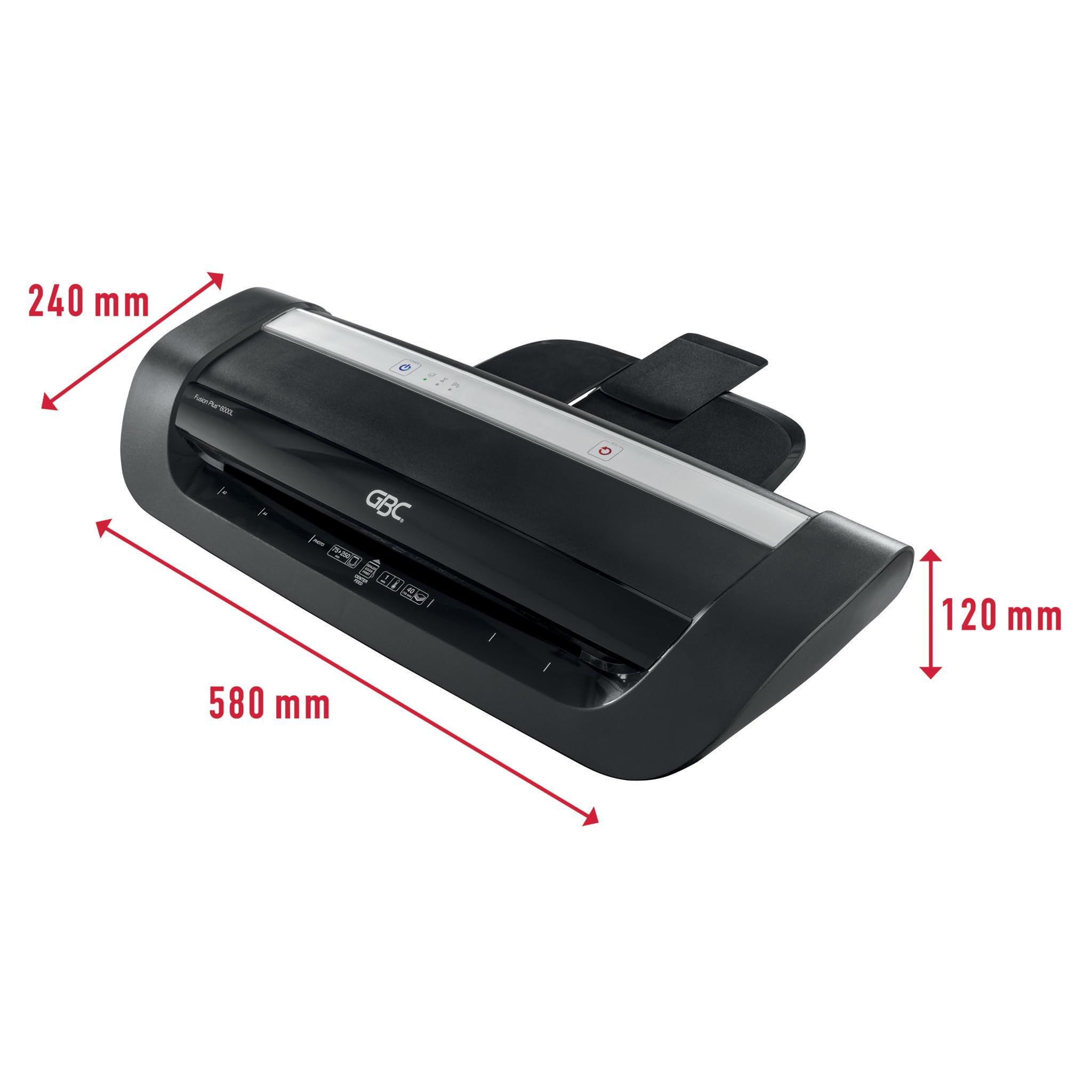 GBC 4402134EU – Plastificadora Fusion Plus 6000L A3, Calentamiento En 1 Minuto, Ajuste Automático De Grosor, Plastificación De 2x75 A 2x250 Micras, Retroceso Automático Anti Atascos