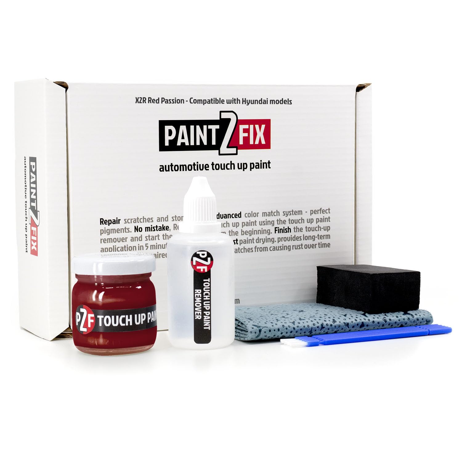 Paint2fix X2r - Red Passion X2r Red Passion Touch Up Paint Kit - Scratch & Chip Repair Compatible With Hyundai