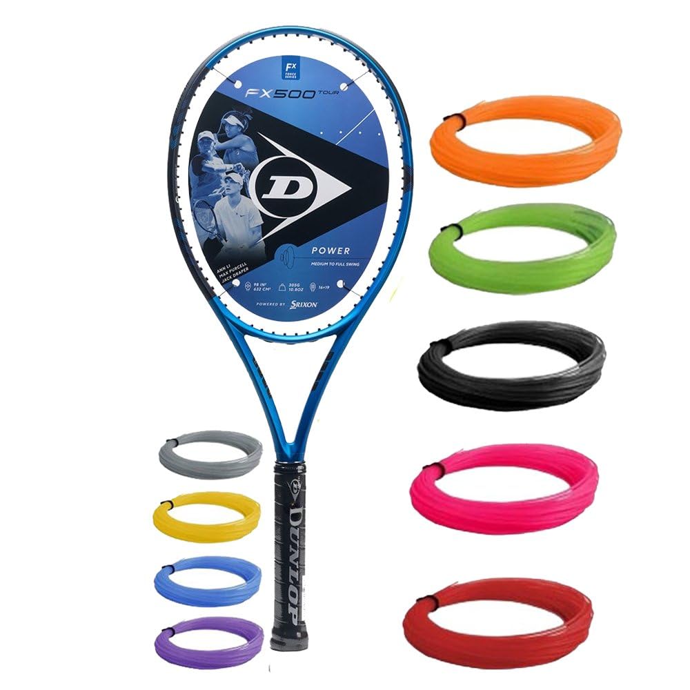 DUNLOP FX500TOURグリップ3 Amazon.com : Dunlop FX 500 Tour v23 Tennis Racquet (Blue