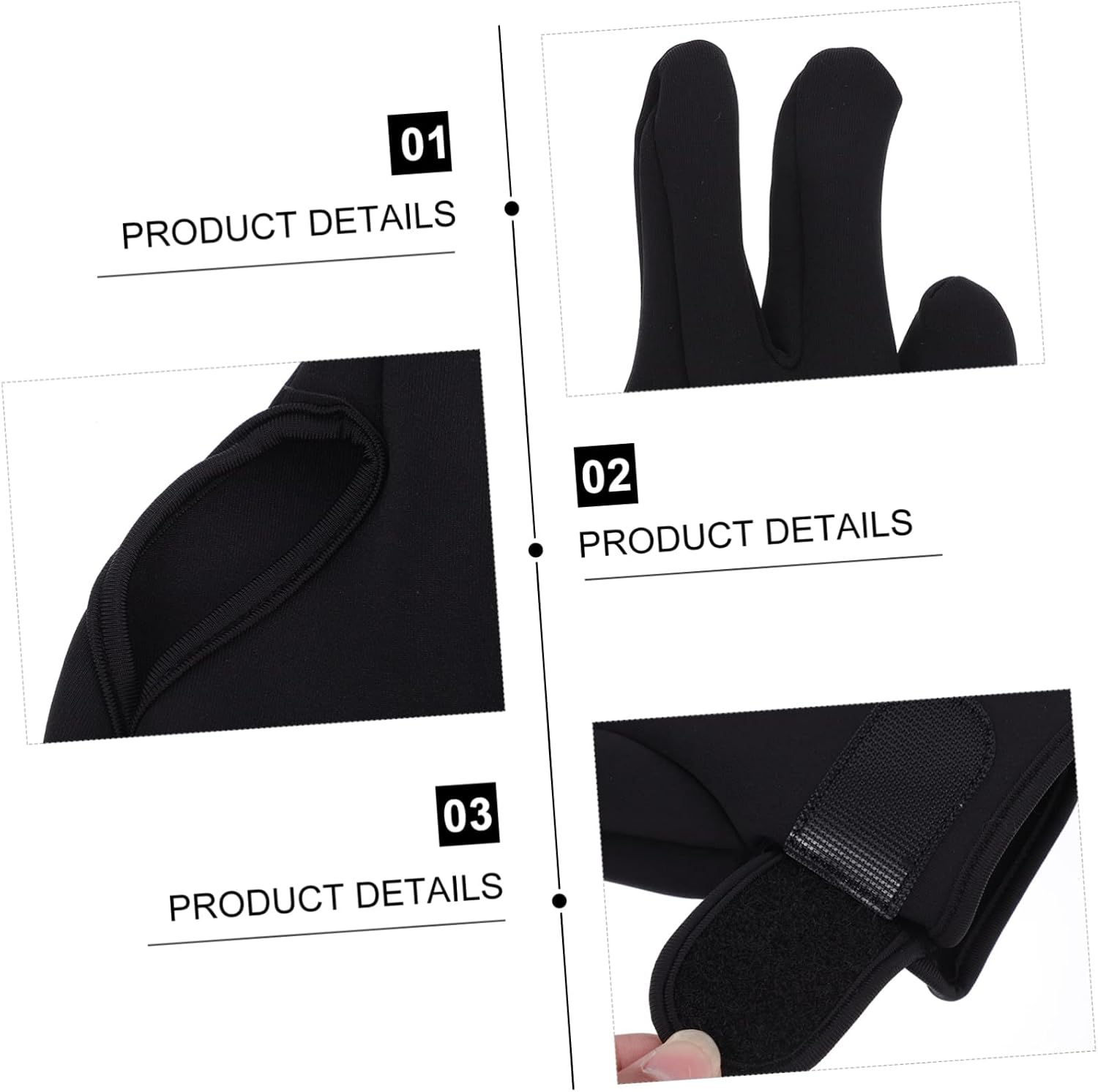4Pcs Heat Resistant Finger Mitts Gloves for Hair Styling Tools Comfortable and Wear Resistant for Curling Irons Straighteners and More present for Friends