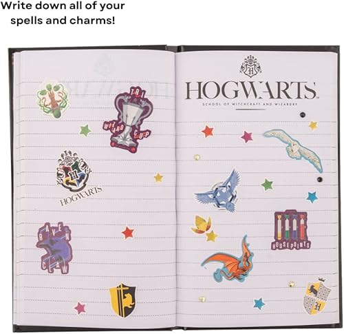 Miniatura 7 de Innovative Designs Harry Potter - Juego de diario brillante para niños, con calcomanías y gemas