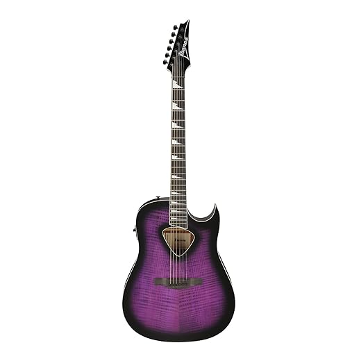 Ibanez ALT50FA Acoustic Electric Guitar (Transparent Violet Sunburst High Gloss)