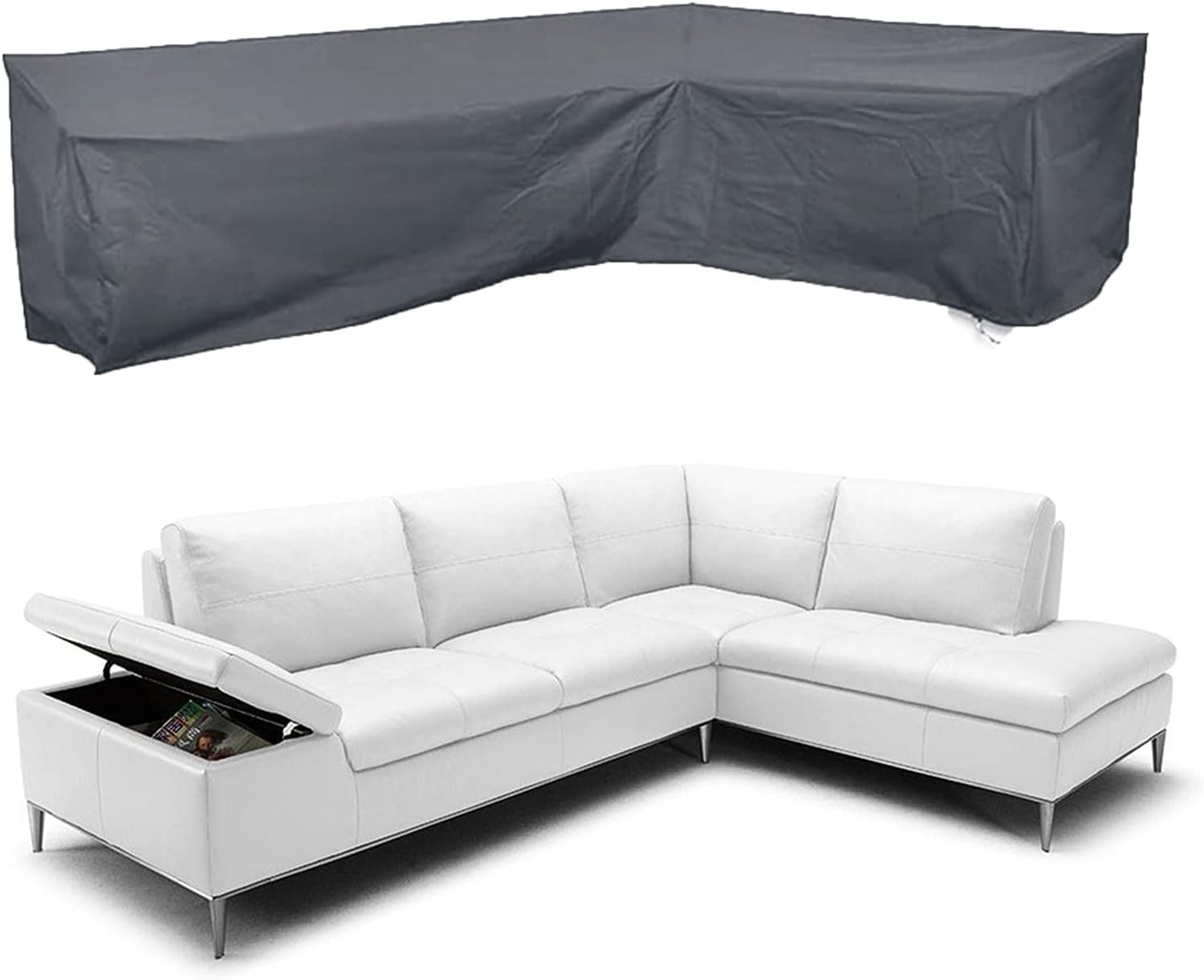 J&C Patio Furniture Covers Left L Shape Patio Sectional Covers