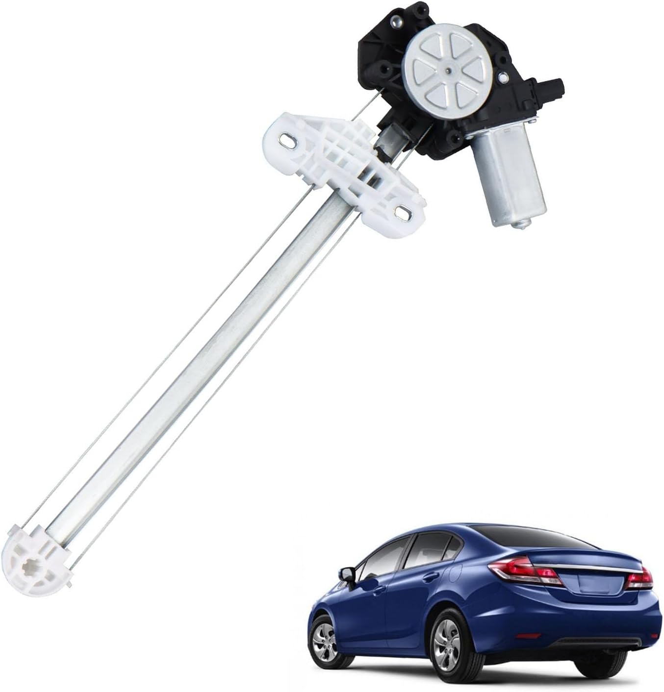 Electric Window Regulator Rear Left Replacement for Civic 2012-2015
