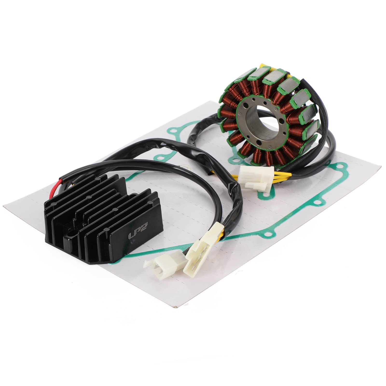 Topteng Statorspule Gleichrichter Generator Regler passend für Duke 125 2011-2021, passend für Duke 200 2012-2021