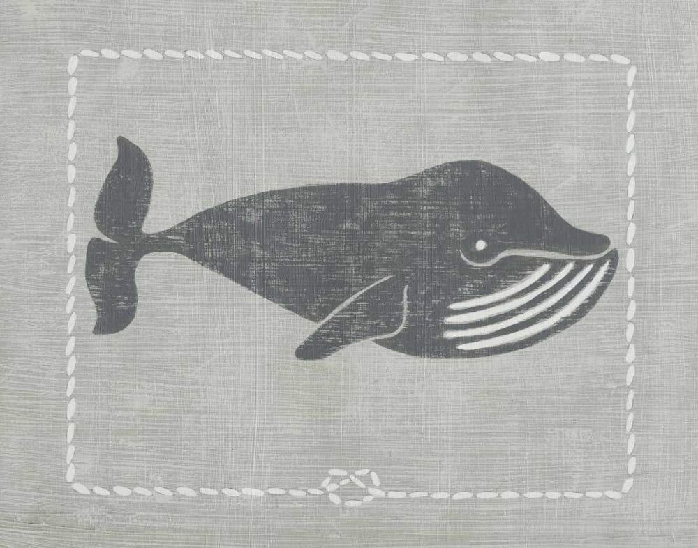 Imagen sobre lienzo enrollado Ballena de un cuento III Zarris Chariklia - Animales horizontal Arte impresión Niños Niños Bebés Bebé Niño Niño Nu Lienzo Bellas Artes 14_X_18_in