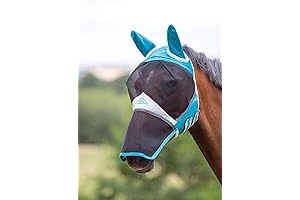 Shires Fine Mesh Horse Fly Mask with Ears and Nose