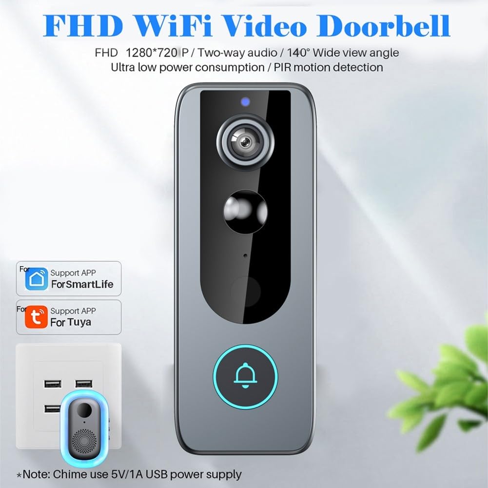Sonnette pour tuya 720P Sonnette pour tuya 720P Sonnette pour