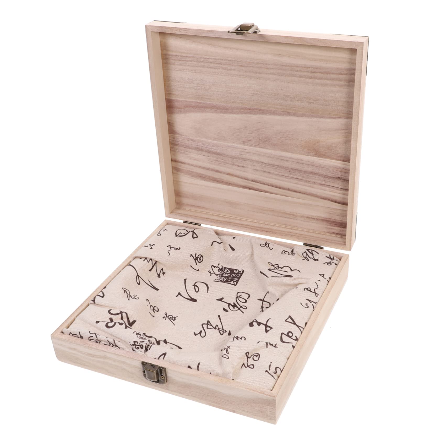 FELTECHELECTR 1PC Multi Purpose Tea Box Sturdy Beige Tea Cake Storage Container Breathable Design Natural Elegant Packaging