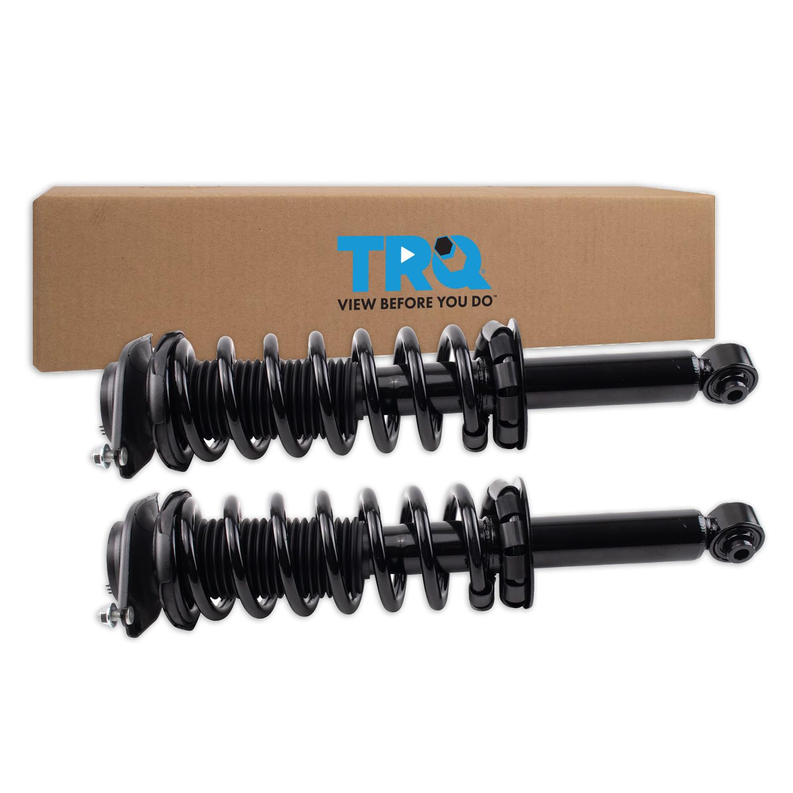 TRQ Rear Shock &amp; Spring Assembly Set Compatible with 2017 Subaru Forester