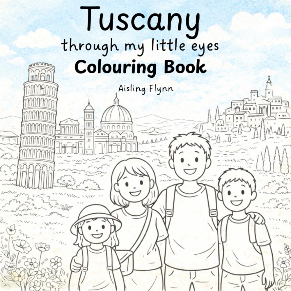 Tuscany Through My Little Eyes Colouring Book