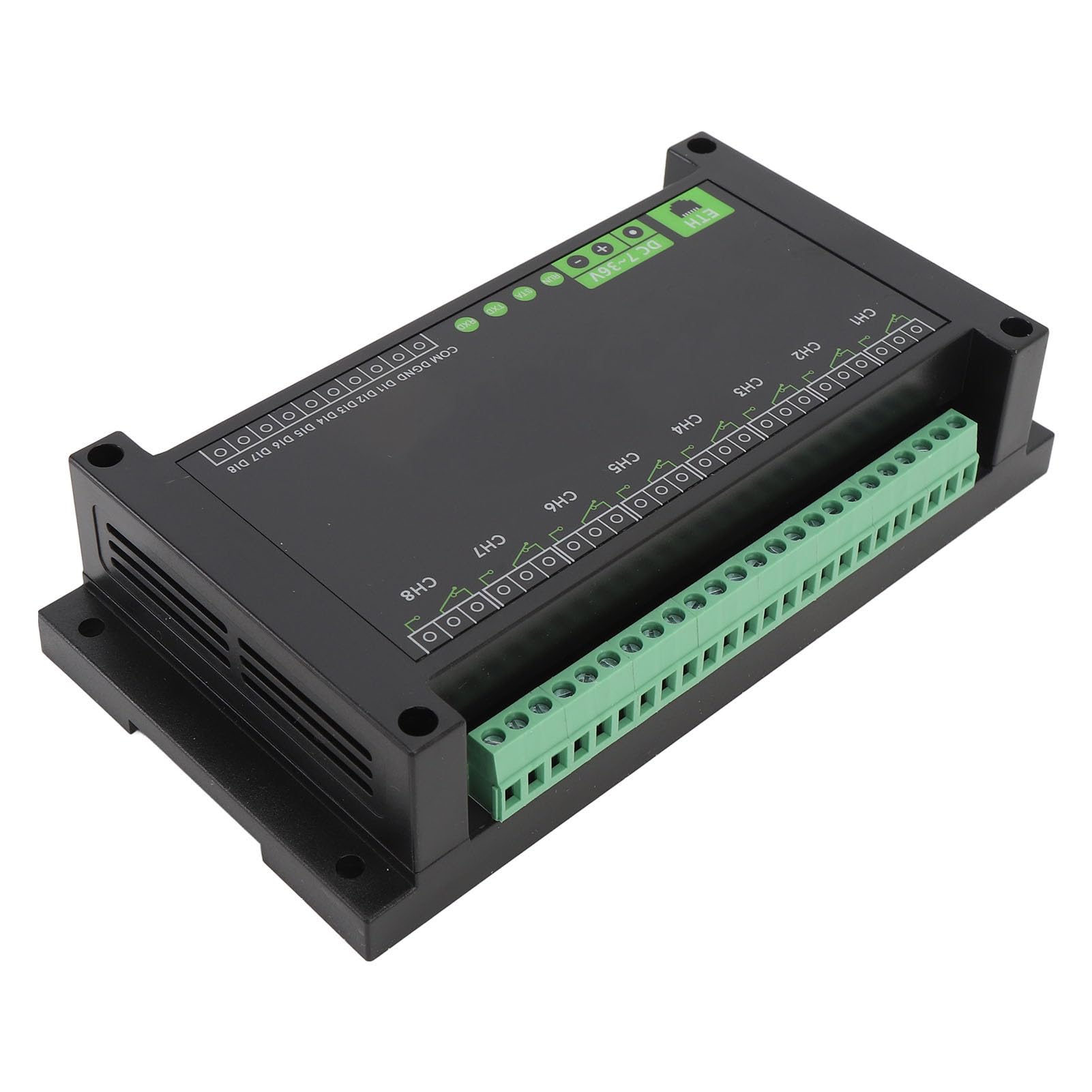 Modulo relè Ethernet a 8 canali, modulo relè industriale PoE con supporto del protocollo RTU, porta PoE IEEE 802.3af, isolamento tramite optoisolatore per sistemi di automazione