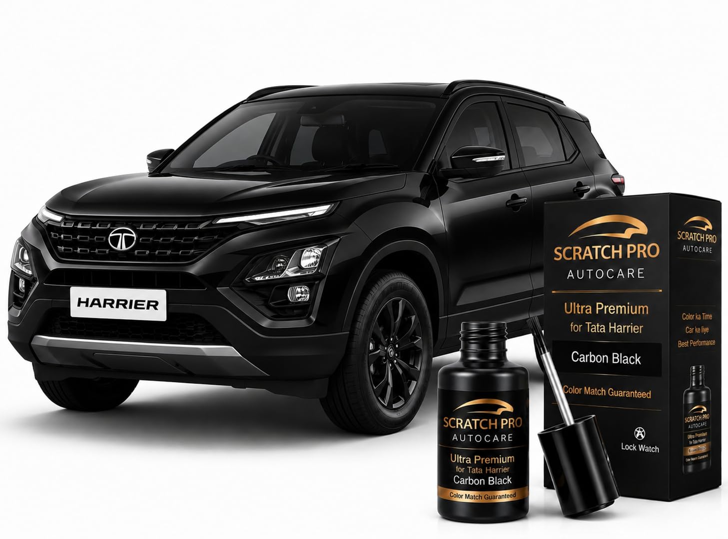 TATa HARRIER | 2K Paint Technology | Exact Color Match | Car Scratch Repair Paint | Automotive Touch Up Paint | Quick Dry | 12ml (Stealth Black (TATA9412))-image-33