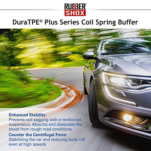 U.s. Rubbershox Duratpe Series Front-Rear Car Coil Spring Buffer Cushion/Automotive Suspension Shock Absorber Retainer Performance Booster Kit Universal Type A-F Vehicle Auto Parts (Csb Plus, A+) #TOP7