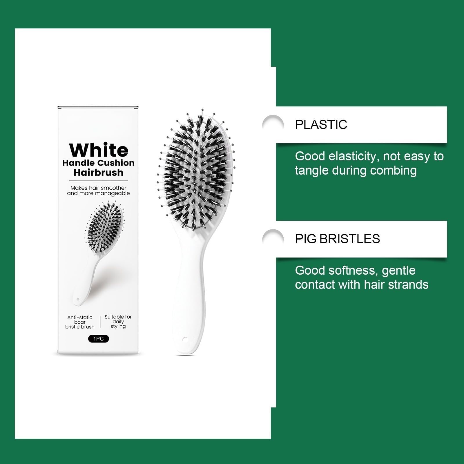 brosse cheveux Brosse à boucler – Fixe et modele les boucles