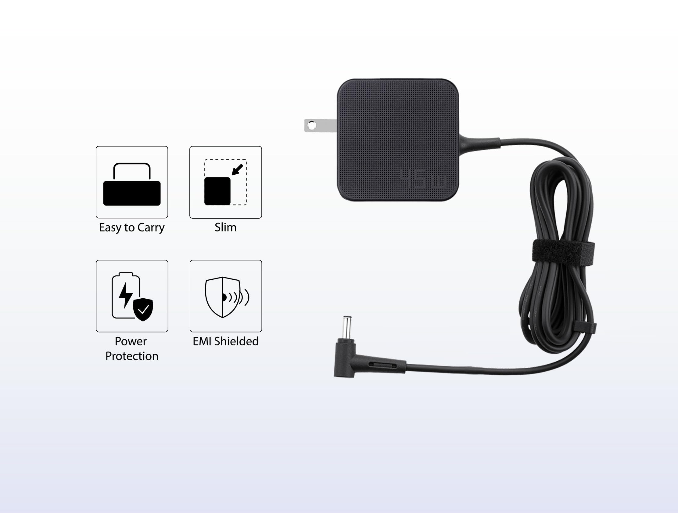 Amazon.com: 45W Charger for Asus Vivobook 17 F1704 F1704Z F1704ZA