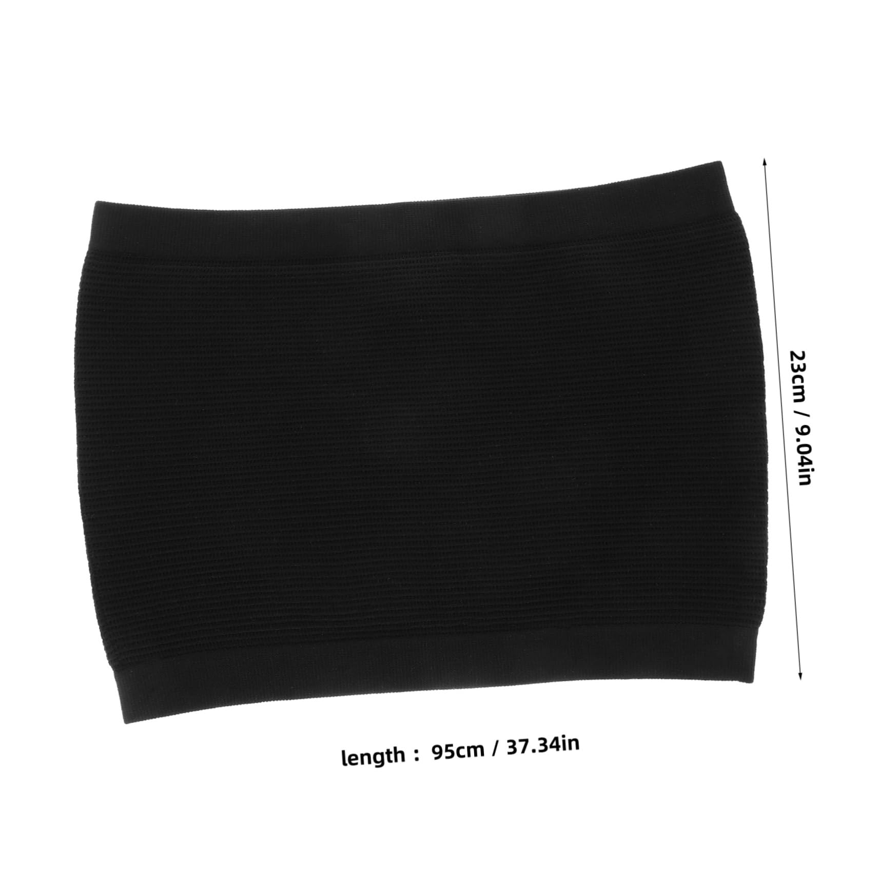 HANABASS Men's Waist Trimmer Belt Slimming Tummy Wrap for Black Promotes Sweating During Workouts