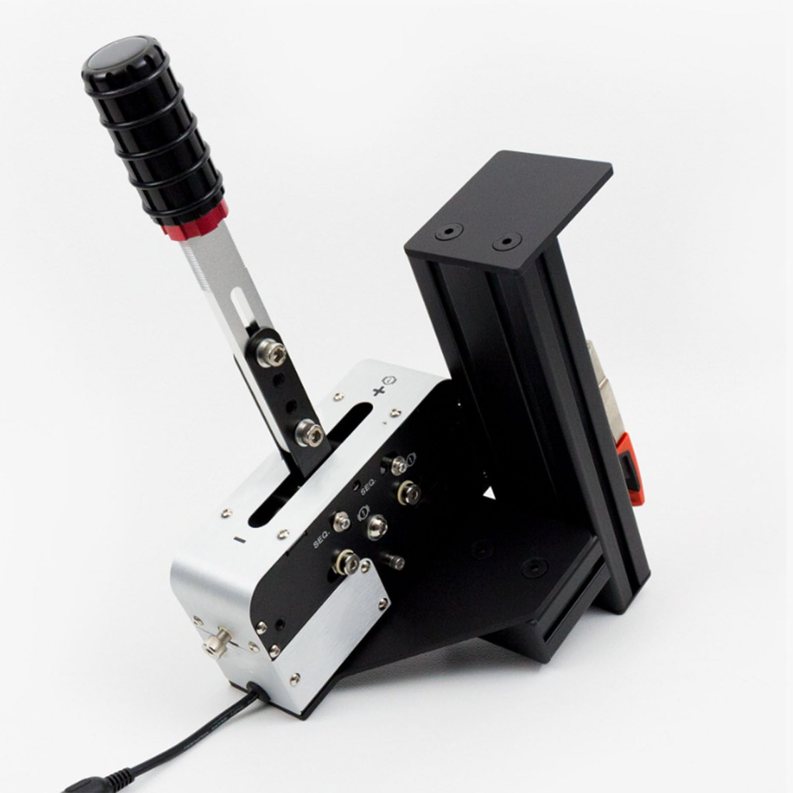 Generic Zestaw Hamulca Ręcznego do Zmiany Biegów USB Simulator Regulowane Szybkozłącze do Konfiguracji Wyścigowej Wytrzymała Metalowa Konstrukcja