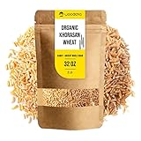 Organic Khorasan Wheat Berries (Kamut) – Ancient Whole Grain, Non-GMO, Vegan Superfood for Salads, Bowls & Baking – Bulk 2lb