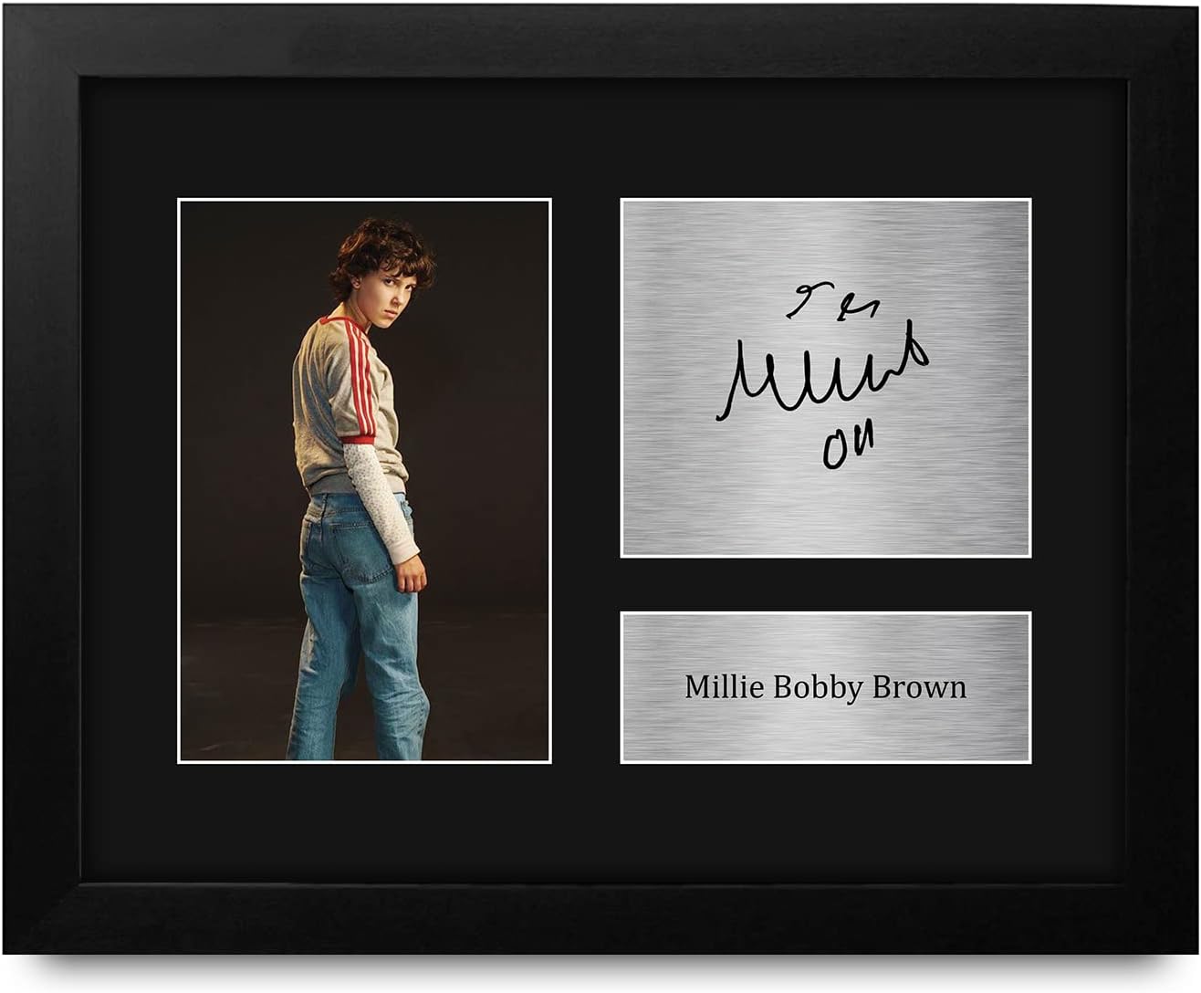 HWC Trading Millie Bobby Brown Stranger Things Gifts USL Printed Signed Autograph Picture for TV Show Fans - US Letter Size