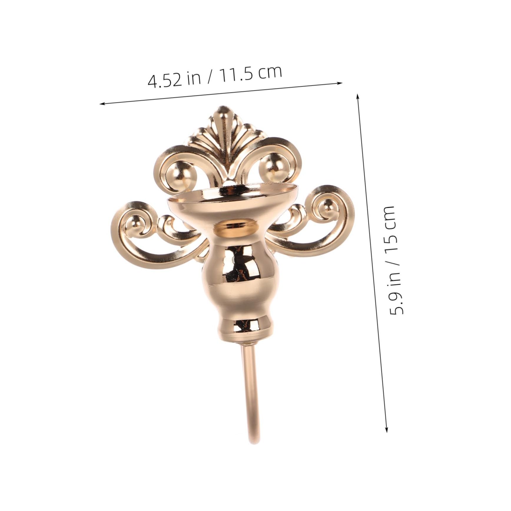 ULDIGI Decorative Wall Candle Holders Modern Sconce Iron Construction Multi-Room Use for Office