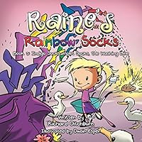 Raine's Rainbow Socks: Book 3: Indigo Socks, Violet Socks, the Washing Lin 1504942043 Book Cover