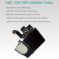 Vista 4 de Interruptor de presión mejorado, reemplazo para Condor MDR 11/11 EA, 26 amperios 120-155 PSI 120/240 voltios
