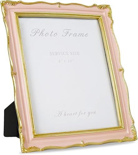 Miniatura 58 de Cuspin Marco de fotos de 5 x 7 pulgadas, marcos negros y dorados, marco de fotos de resina con textura ornamentada vintage hecha a mano con parte