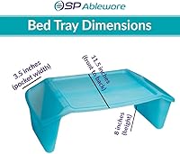 Vista 6 de SP Ableware Maddak Ableware - Bandeja de cama (el color puede variar) (764170000), surtido, universal (49260) (paquete de 2)