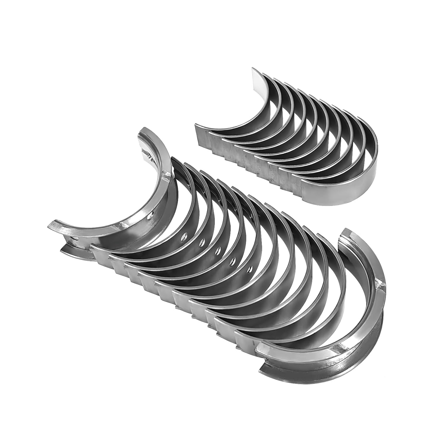 Oversize +0.25 Engine Crankshaft Main Rod Bearing Set Fits for Volvo 850 C70 S40 S60 S70 S80 V50 V70 XC70 XC90 2.3L 2.4L 2.5L 1993-2013 31330661, 30731544