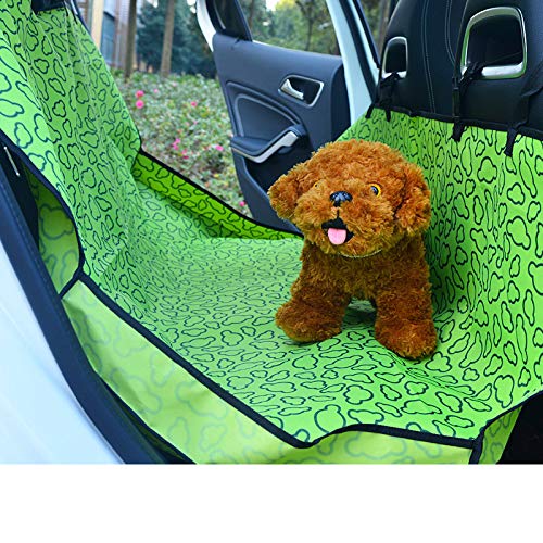 Housse de siège de voiture pour chien imperméable verte