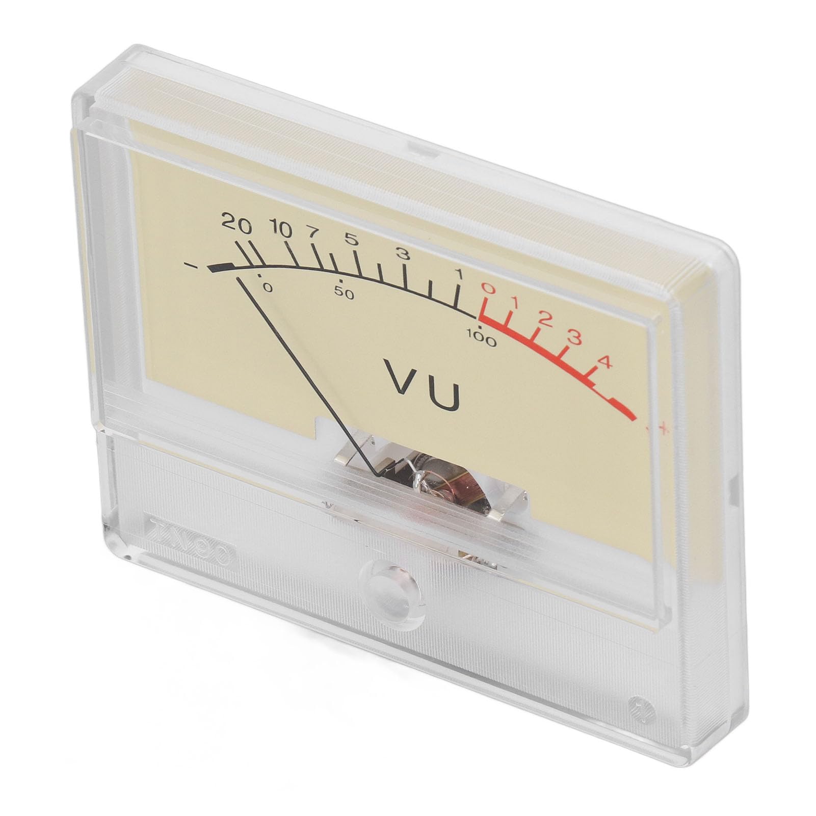 Rengue Indicatore di Livello VU Meter con Scheda Driver 2 Pezzi Retroilluminazione Regolabile Preamp Kit per DIY Home Recording Studio Car