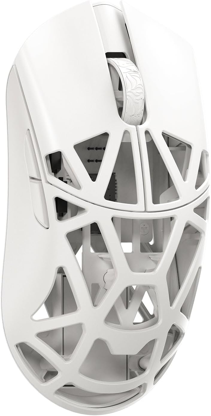 x WLMOUSE Beast X Mini Pro Wireless 8K Mouse with Solid Sides (OM Optical, White)
