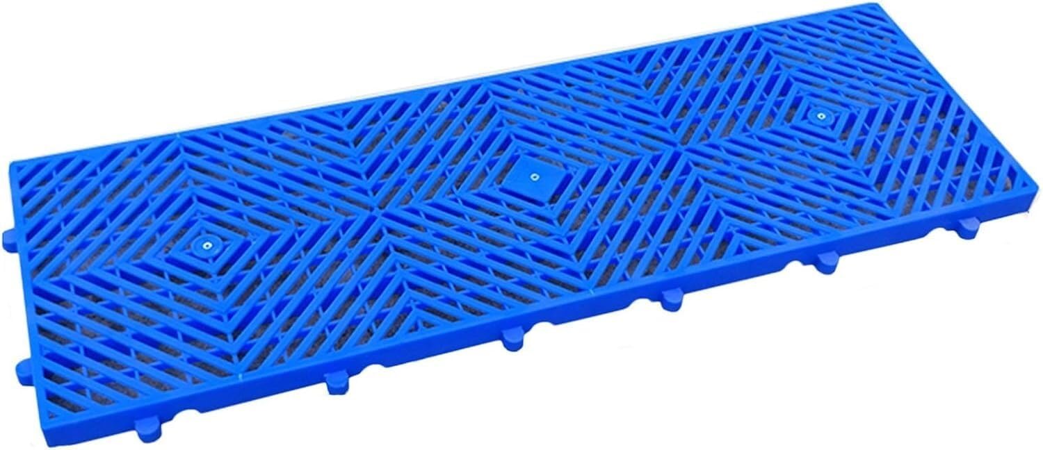 Plastic Pallet Plastic pallets for Supermarket Storage of Goods, Breathable wear-Resistant Non-Slip for Garage Storage Rooms(Blue-a-1pc,90x30x3cm)