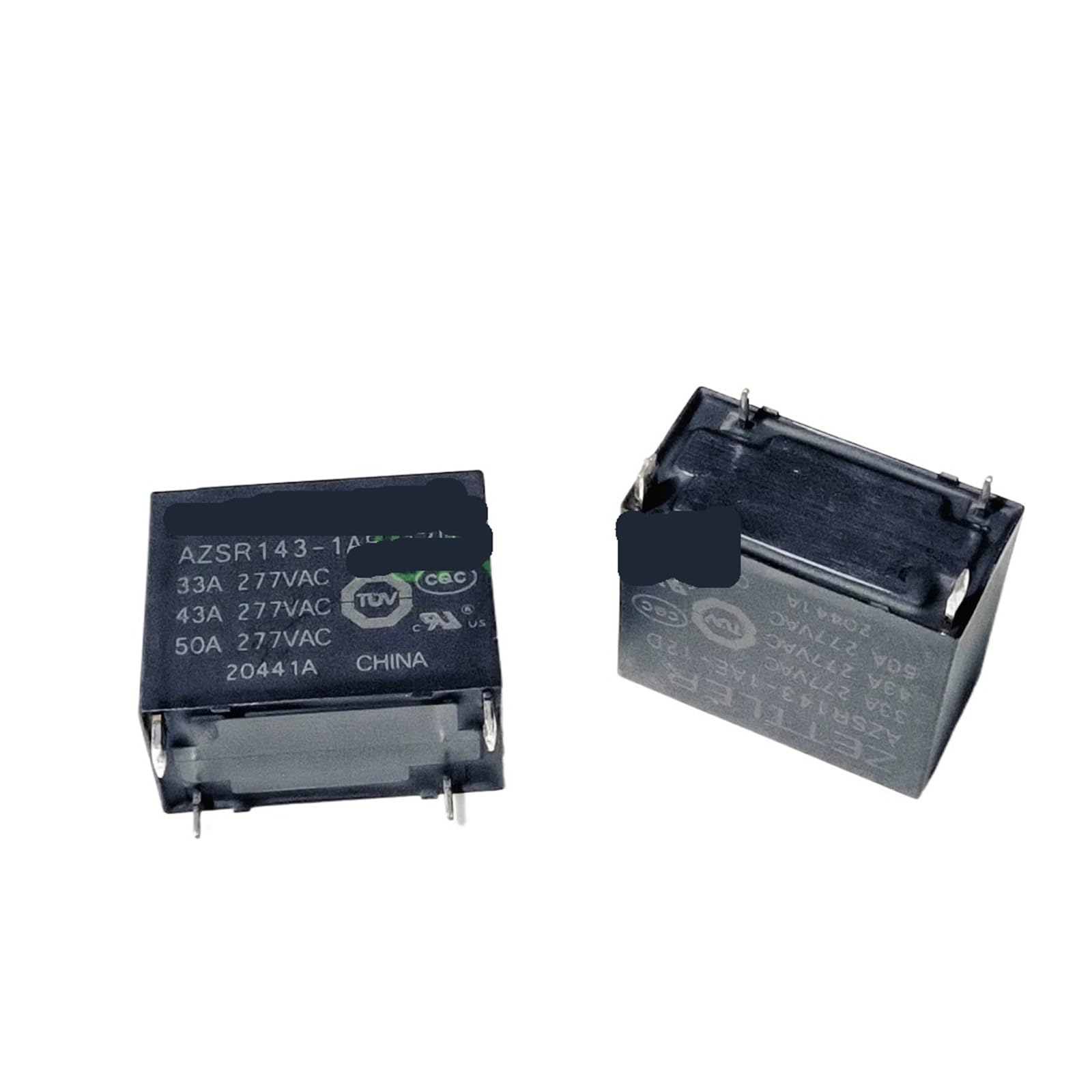 Relais AZSR143-1AE-12D 50A pour gestion de chauffage 12VDC