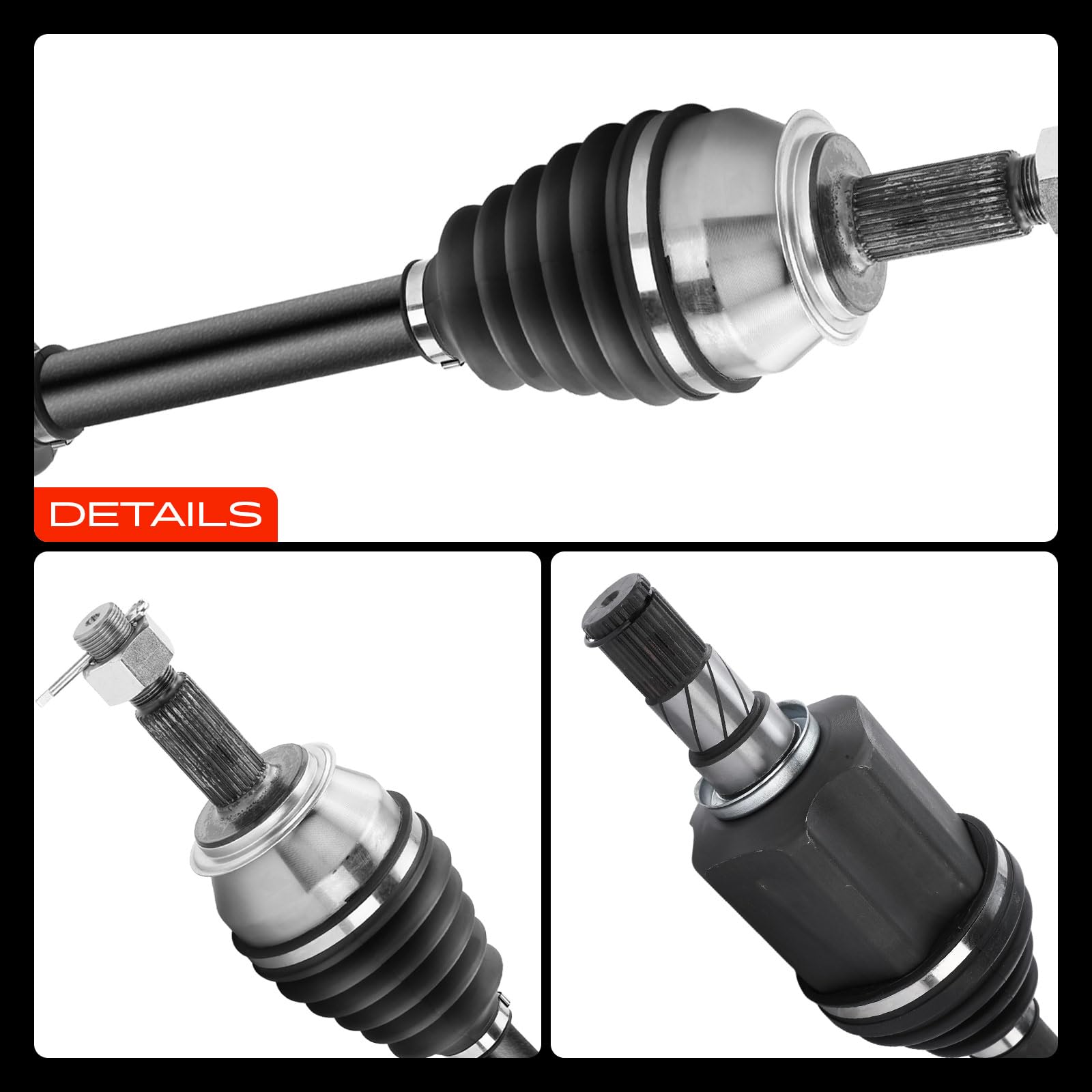 Frankberg Eje motriz Eje de transmisión Transmisión automática Eje delantero Izquierda Compatible con Qashqai II SUV J11 J11 2013-2025 Kadjar HA HL 2015-2025 Replace# 391014EB2A