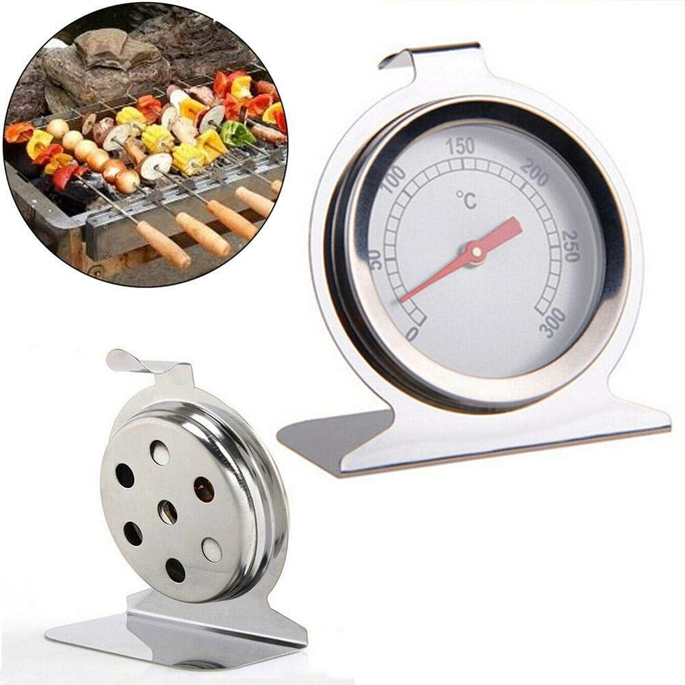 Ofenthermometer Aus Edelstahl – Großes Zifferblatt, 50–300 °C, Für Ofen, Grill & Smoker