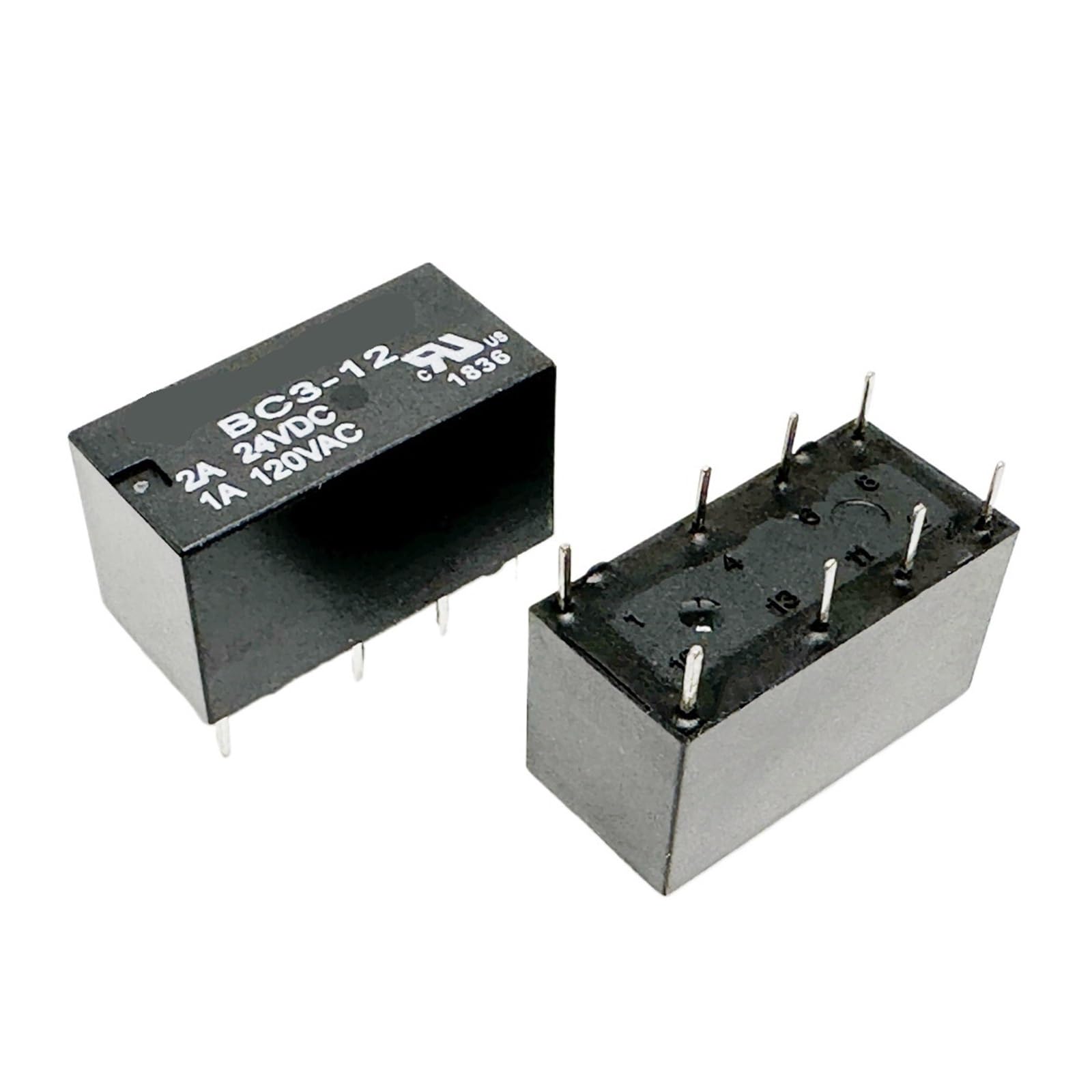SMGLRUEAT 1pc BC3-12 (4078-12V-2A) Relay 8pins
