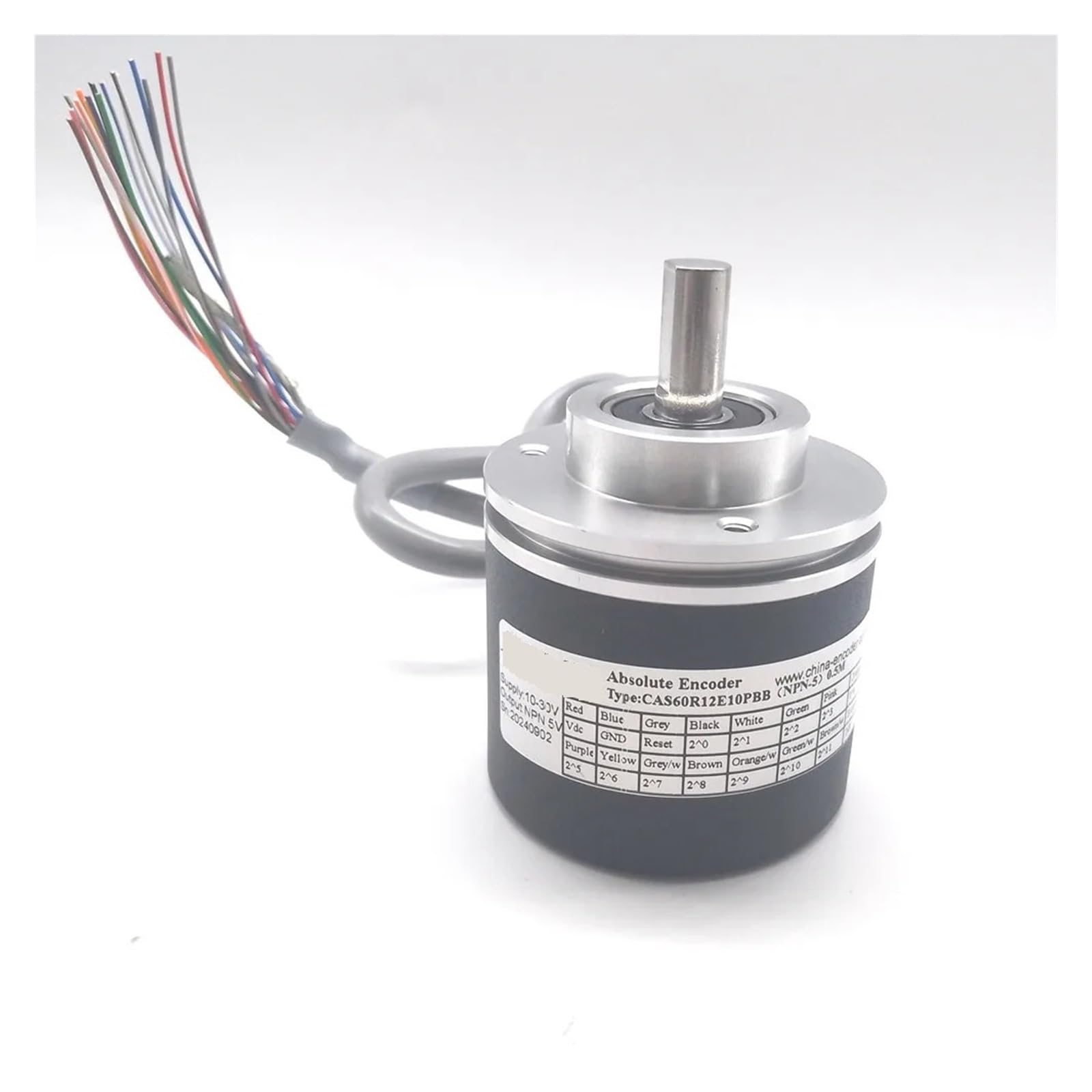 ZIDRMTKVK 12-bit NPN Parallel Output Binary Code Absolute Encoder CAS60R12E10PBB -0.5M