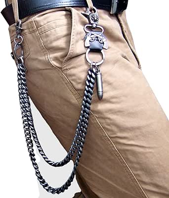 OOTSR Chaîne De Portefeuille Robuste Pour Homme, Pour Clés, Jeans