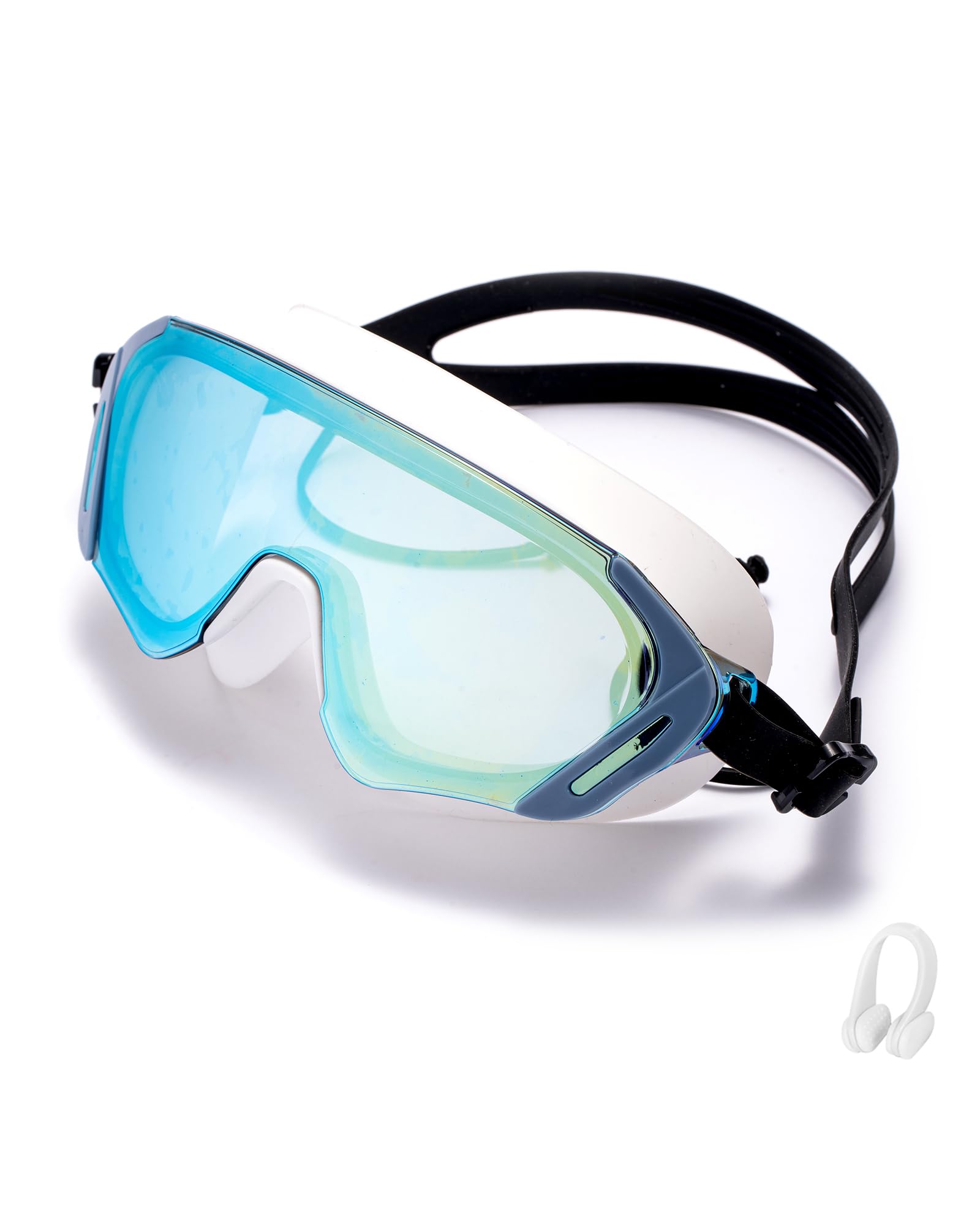 Seasprint Swim Goggles,Wide Angle Anti-fog and UV Leak Proof Goggles,Fashion Swim Glasses for Men Women
