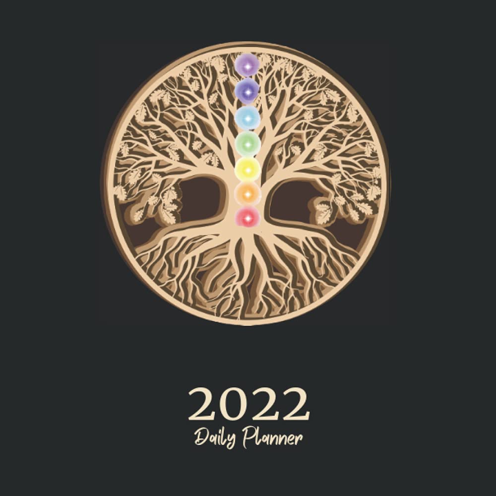 Buy Chakra Tree Of Life 2022 Daily Planner With Hourly Schedule And