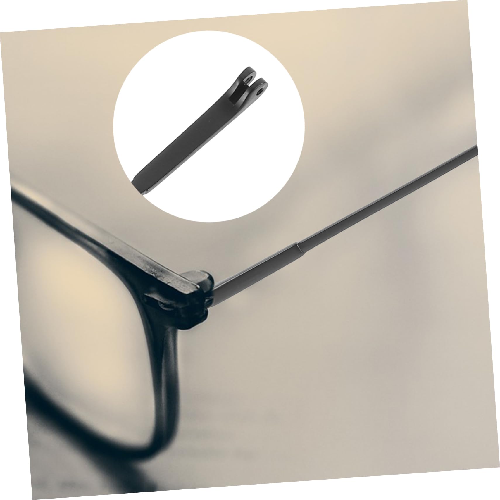 COLLBATH 5 Paia Aste Sostituzione Occhiali Occhio Tempio Degli Occhiali Da Sole Viti Uomo Occhiali Da Sole Aste Di Ricambio Per Occhiali Leggero Occhiali Da Sole Fotocromatici Black Lega