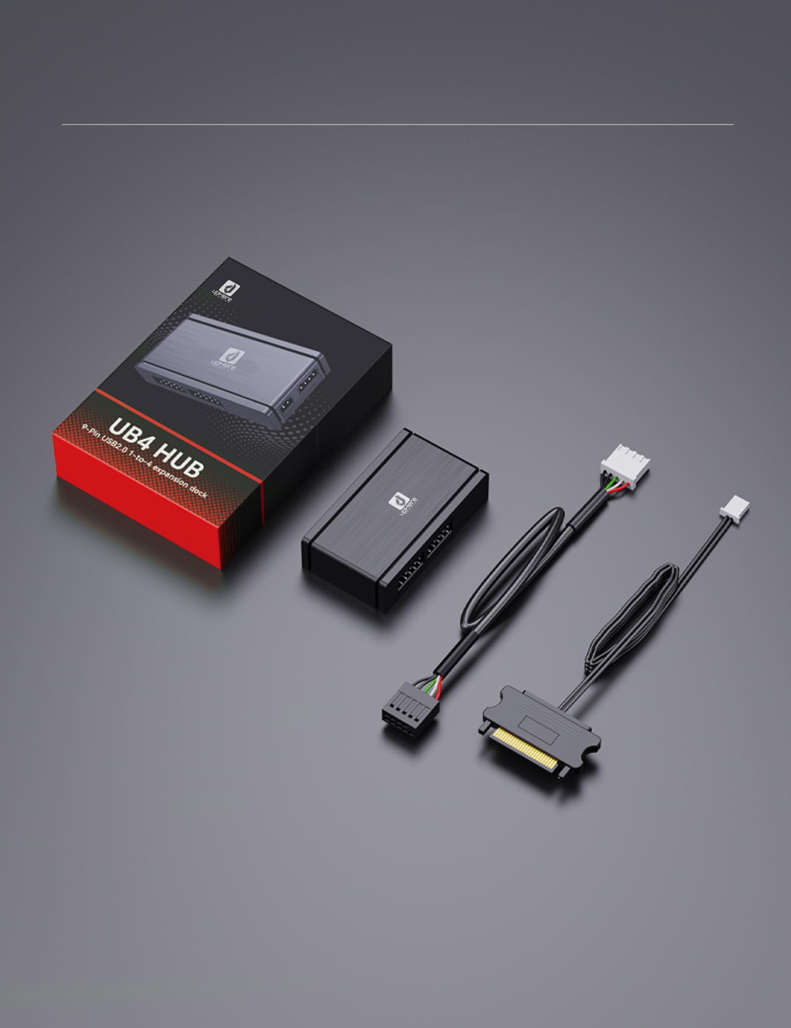 Amazon.co.jp: upHere usb ハブ マザーボード usb9ピン 分岐 2.0ヘッダ