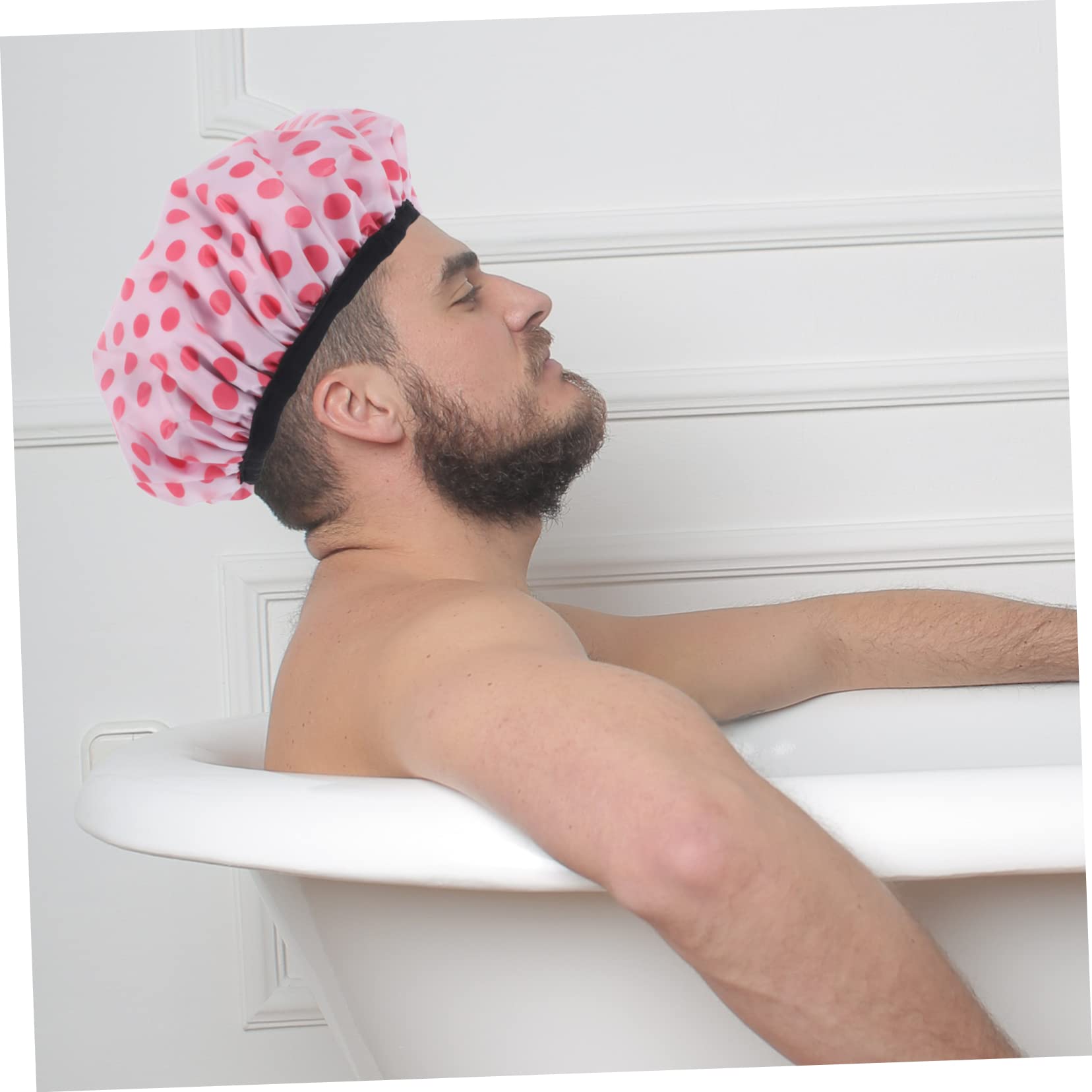 Angoily 3 Set di Cuffie in Raso per Dormire Comode Cuffie da Cuffie da Bagno a Doppio Traspiranti per Ricci 2 Pezzi * 3
